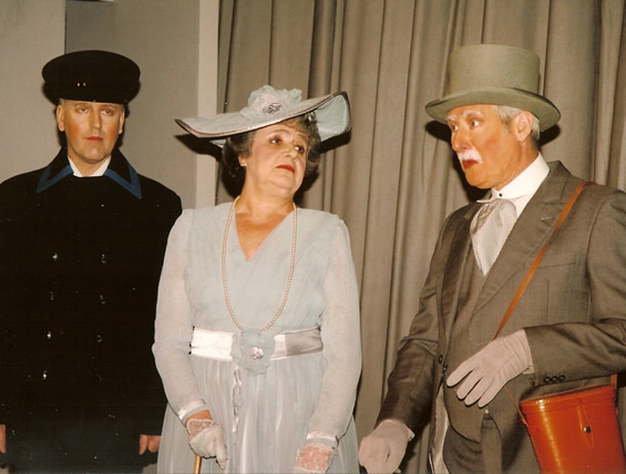 Chauffeur, Mrs Higgins and Pickering